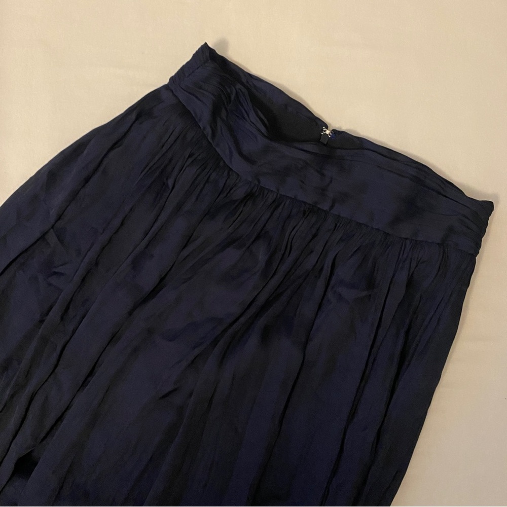 J crew pleated maxi skirt